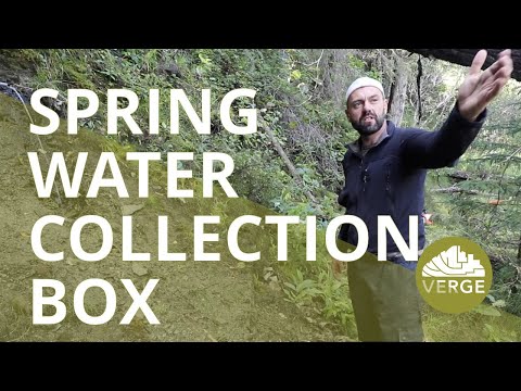 Spring Water Collection: How To Build A Spring Box