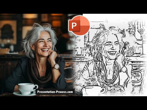 Pencil Sketch Effect in PowerPoint [ Coffee Painting Effect & More]