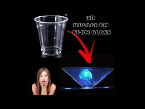 How to make hologram at home | Hologram DIY from glass | Projector at home | #shorts #viral #short