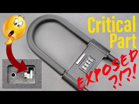 [1524] A Literal Security Hole! (Jin Hao Combination Bike Lock)