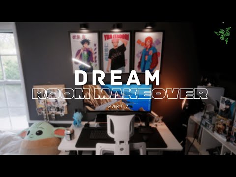 DREAM ROOM MAKEOVER w/ Razer! (New Gaming PC, Smart Blinds, and More!) - Part 7