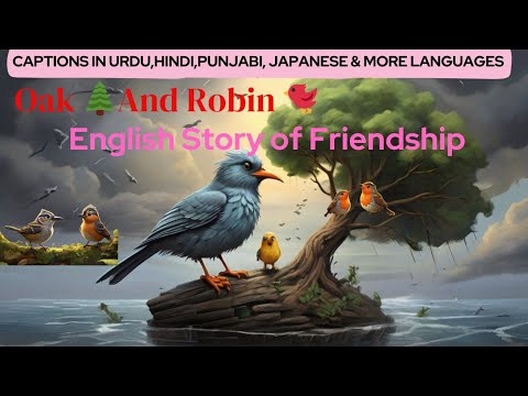 Animal English Story of Oak and Robin #storytime #englishstory #animals #animalmovie #friendstory