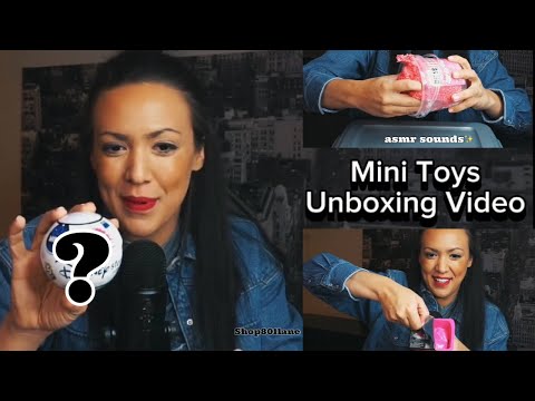 Unboxing Cute Mini Stuff : Disney Mini Brands & Hello Kitty Foam! (ASMR Sounds Included)