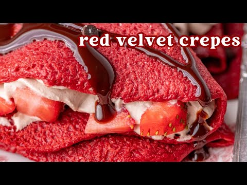 Red Velvet Crepes