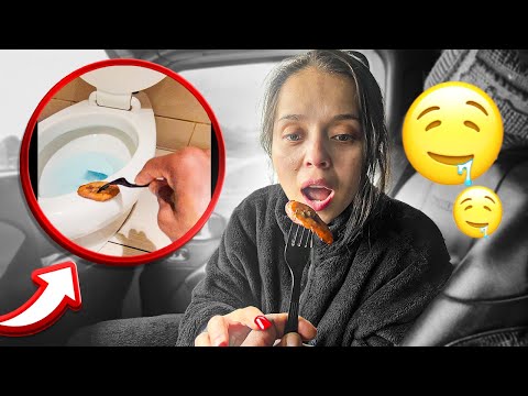 I FED MY WIFE DIRTY FOOD FROM THE TOILET *INSTANT REGRET*