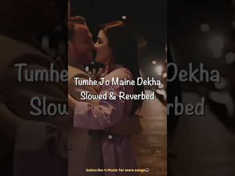 Tumhe Jo Maine Dekha | Unplugged | Slowed & Reverbed | Main Hoon Na | V-Music #shorts