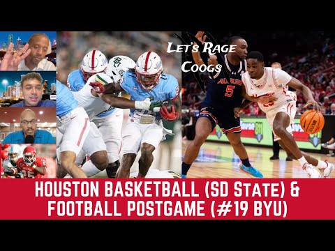 Let's Rage Coogs: Houston Cougars basketball vs San Diego State & UH football vs BYU postgame show!