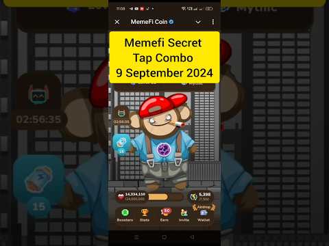 Memefi Secret Tap Combo 9 September 2024 #memefi #dailycombo