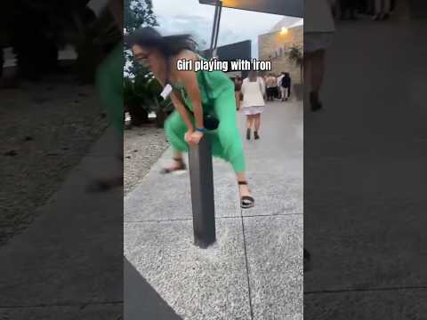 See how this girl fell #youtubeshorts #funnyshorts #girls #fyp