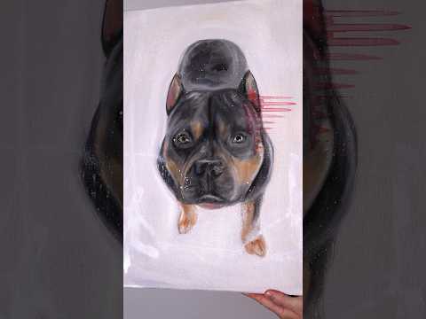 The winner of my FREE dog painting!