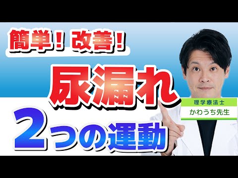 【 超簡単！】尿漏れは筋力低下が原因かも！誰でもできる簡単なエクササイズ！！