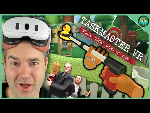 Hilarious Hit Puzzle Game Show Taskmaster is now on Meta Quest! VR Gameplay