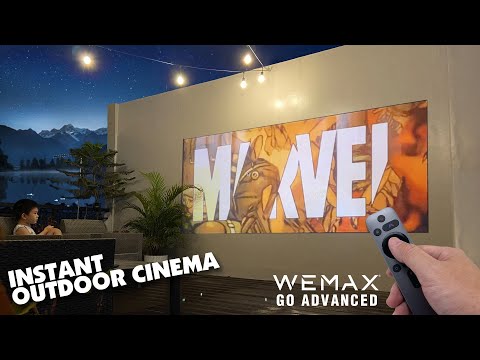 Our Portable Projector for an Outdoor Movie Theater (Wemax Go Advanced/ Pro)