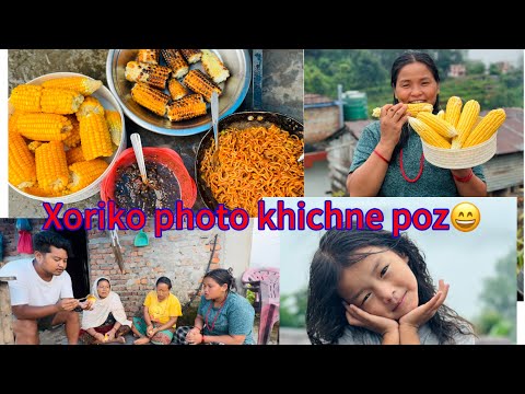 Aajko khaja makai ra poleko achar..Dewarlai pirole vutukai banayo😆#siruthapamagar#villagelife#vlog