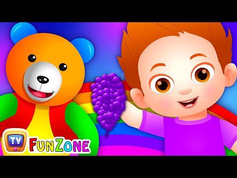 Let's Learn The Colors! - Cartoon Animation Color Songs - ChuChu TV Funzone Nursery Rhymes for Kids