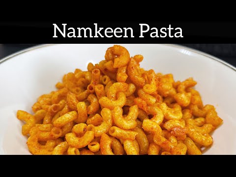 Masala Kurkure Pasta Namkeen recipe by Salty Bite |