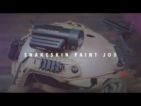 [HOW TO] The EASIEST Helmet Snakeskin Paint Job Method!