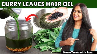 Homemade Curry Leaves Hair Oil for Double Hair Growth | Hair Oil to Get Long Hair, No Hair fall 🌿