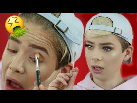 FULL FACE USING ONLY EXPIRED MAKEUP! Jake Warden