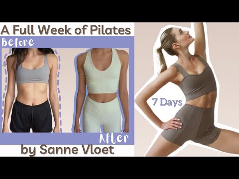 Challenge: 7 DAYS of Pilates with Sanne Vloet | Working Out like a Victoria Secret Model for  A Week