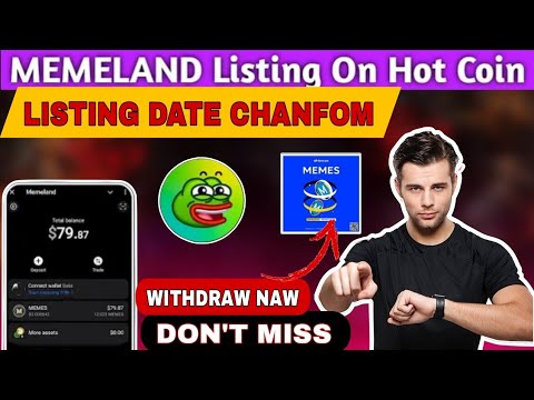 Memeland || Hot Coin New Task || 29 November New Updates || की पूरी जानकारी देखो