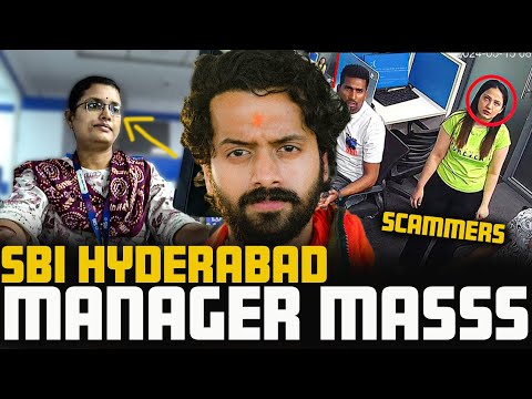 🚨Badass SBI Manager Saved Customer 15 LAKHS From SCAMMERS🏧 | Telugu | Aye Jude✊️