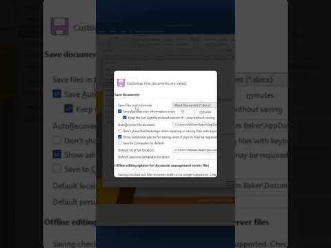 Auto save your work on Microsoft Word [Quick Tutorial]