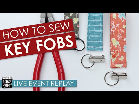 How to Sew Fabric Key Fobs