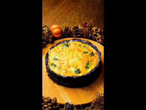 【ハロウィンにぴったり！】紫じゃがいもで作る♪ポテトタルト / Halloween Potato Tart #shorts