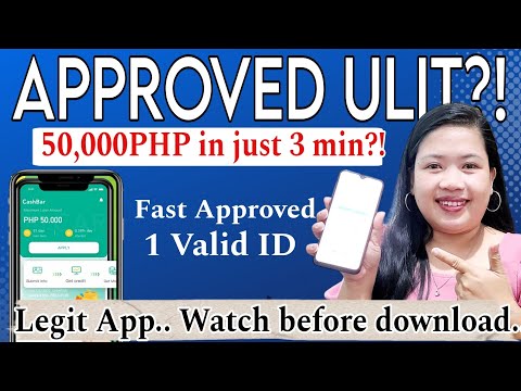 LOAN UPTO 50,000PHP IN JUST 3 MINUTES? WATCH THIS