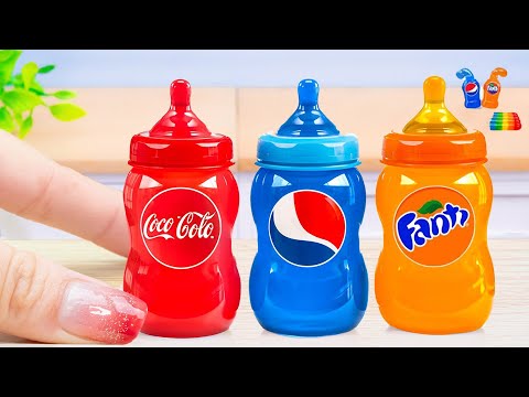 How to Makes the Cutest Jelly Cocacola, Pepsi, Fanta | Beautiful Miniature Jelly by Lotus Cakes