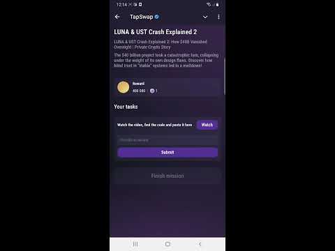 LUNA & UST Crash Explained 2 | Tapswap Code