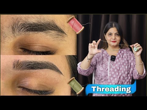 Eyebrow Threading | Eyebrow Threading Tutorial For Beginners | Hindi | sumansi Sahgal