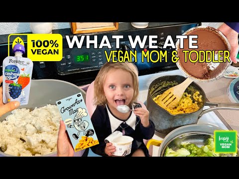 What We Ate Today as Vegan Mom and Daughter 🧒🥔🥦🥝