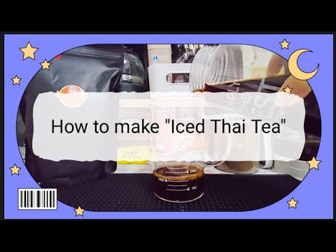 How to make Thai Tea at home #ชาไทย #ชาเย็น #thaitea