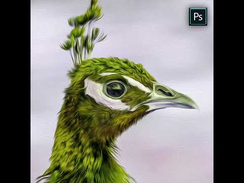 PEAFOWL MANIPULATION IN PHOTOSHOP #shorts