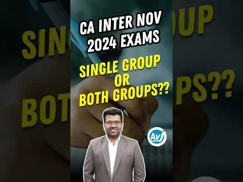 4 solid reasons why you should take on both groups in Nov 24 exams!