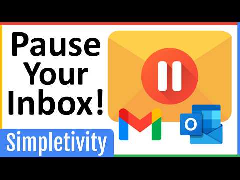 Email Relief: Pause Your Gmail or Outlook Inbox!