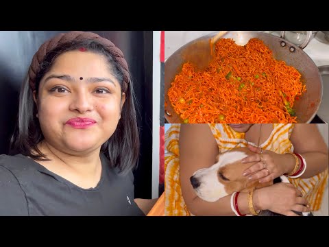 LADDU KA OPERATION HUA FIRSE 🥲 VEGETABLE MAGGI RECIPE 🔥 MADDY’S NEW HAIRCUT 💇‍♀️