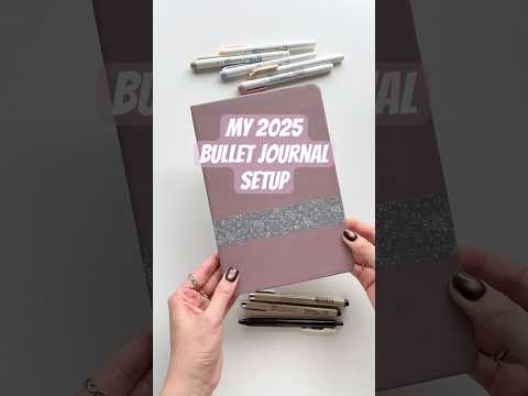 my 2025 bullet journal setup! #bulletjournal #bujo #planwithme #journaling