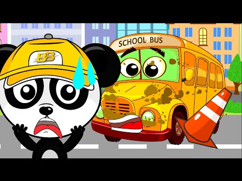 School Bus Fun: Learning Road Safety with Hilarious Cartoons for Kids