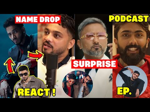 TALHA ANJUM SHOUT-OUT TO RAFTAAR🥵❗KR$NA REACTED😱HONEY SINGH SURPRISE SONG | BELLA PODCAST, KARMA EP