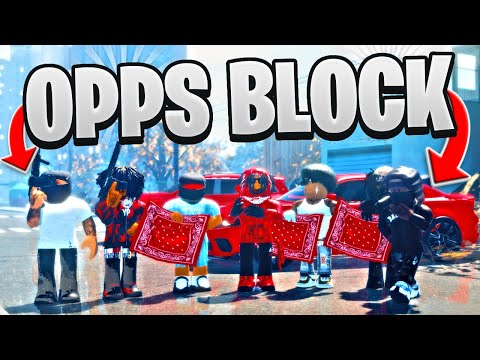 SPINNING ON THE OPPS BLOCK WITH MY GANG IN THIS ROBLOX HOOD GAME