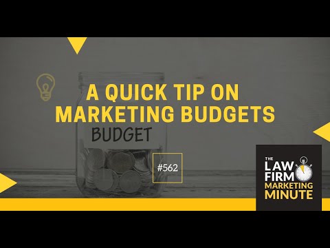 A Quick Tip on Marketing Budgets - LFMM 562