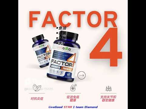 Factor4先进炎症管理 | 抗发炎保健食品 | 美商LiveGood