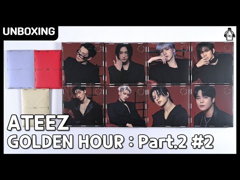 ATEEZ 'GOLDEN HOUR : Part.2' Digipack & POCA Versions #Unboxing (16/11/2024)