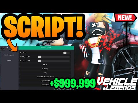 Roblox Vehicle Legends Auto Farm Script Pastebin 2023 | Roblox Vehicle Legends Script Hack Auto Farm