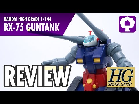 HGUC 1/144 Guntank Review - Hobby Clubhouse | Gundam 0079 Model and Gunpla