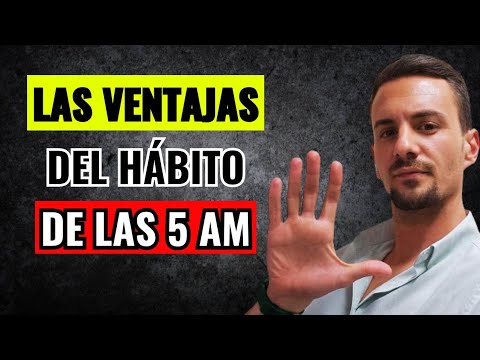 ¿Y si TU VIDA cambiara drásticamente a mejor al implementar EL PODER del hábito de las 5 AM?