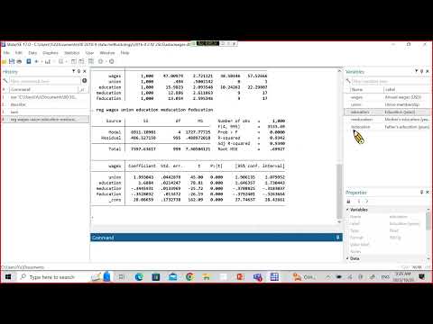 09. IV-2SLS_compare OLS Stata (educwage.dta)